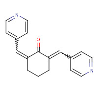 871361-88-5 2,6-bis(pyridin-4-ylmethylidene)cyclohexan-1-one chemical structure