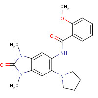900305-37-5 N-(1,3-dimethyl-2-oxo-6-pyrrolidin-1-ylbenzimidazol-5-yl)-2-methoxybenzamide chemical structure