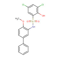 943962-47-8 3,5-dichloro-2-hydroxy-N-(2-methoxy-5-phenylphenyl)benzenesulfonamide chemical structure