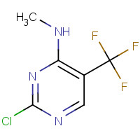 515824-43-8 2-chloro-N-methyl-5-(trifluoromethyl)pyrimidin-4-amine chemical structure