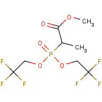 88738-84-5 methyl 2-[bis(2,2,2-trifluoroethoxy)phosphoryl]propanoate chemical structure