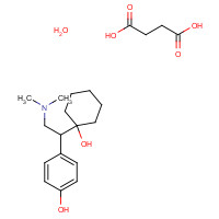 386750-22-7 butanedioic acid;4-[2-(dimethylamino)-1-(1-hydroxycyclohexyl)ethyl]phenol;hydrate chemical structure