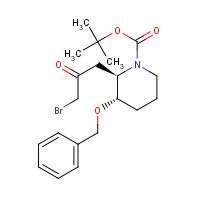 290315-11-6 Tert butyl (2R,3S)-3-(benzyloxy)2-(3-bromo-2-oxopropyl)piperidine-1-carboxylate chemical structure