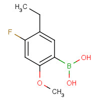 1383676-67-2 (5-ethyl-4-fluoro-2-methoxyphenyl)boronic acid chemical structure