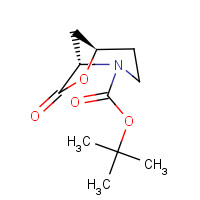 175476-93-4 tert-butyl (1R,5S)-6-oxo-7-oxa-4-azabicyclo[3.2.1]octane-4-carboxylate chemical structure