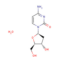 652157-52-3 4-amino-1-[(2R,4S,5R)-4-hydroxy-5-(hydroxymethyl)oxolan-2-yl]pyrimidin-2-one;hydrate chemical structure