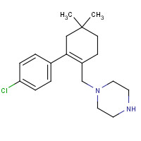 1228780-72-0 1-[[2-(4-chlorophenyl)-4,4-dimethylcyclohexen-1-yl]methyl]piperazine chemical structure