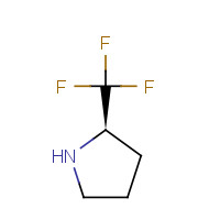 1073556-31-6 (2R)-2-(trifluoromethyl)pyrrolidine chemical structure