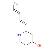 6652-00-2 2-[(1E,3E)-penta-1,3-dienyl]piperidin-4-ol chemical structure