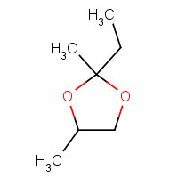 2916-28-1 2-ethyl-2,4-dimethyl-1,3-dioxolane chemical structure