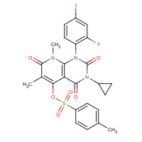 871700-32-2 3-cyclopropyl-1-(2-fluoro-4-iodophenyl)-6,8-diMethyl-2,4,7-trioxo-1,2,3,4,7,8-hexahydropyrido[2,3-d]pyriMidin-5-yl 4-Methylbenzenesulfonate chemical structure
