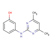 81261-83-8 3-[(4,6-DIMETHYL-2-PYRIMIDINYL)AMINO]PHENOL chemical structure