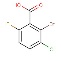1805575-76-1 2-bromo-3-chloro-6-fluorobenzoic acid chemical structure