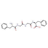 40204-87-3 (2S)-2-[[2-[[2-[[(2S)-2-amino-3-phenylpropanoyl]amino]acetyl]amino]acetyl]amino]-3-phenylpropanoic acid chemical structure
