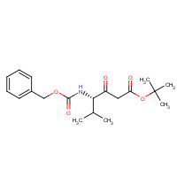 191731-16-5 tert-butyl (4S)-5-methyl-3-oxo-4-(phenylmethoxycarbonylamino)hexanoate chemical structure