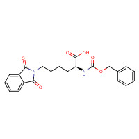37579-45-6 (2S)-6-(1,3-dioxoisoindol-2-yl)-2-(phenylmethoxycarbonylamino)hexanoic acid chemical structure