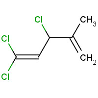 95151-23-8 1,1,3-trichloro-4-methylpenta-1,4-diene chemical structure