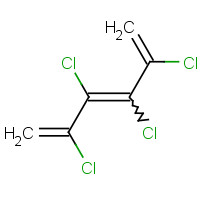 43055-75-0 2,3,4,5-tetrachlorohexa-1,3,5-triene chemical structure