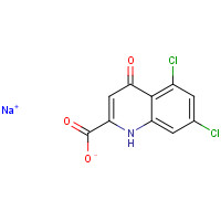 1184986-70-6 5,7-Dichlorokynurenic acid sodium salt chemical structure