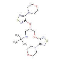 1391068-18-0 2-[4-(4-Morpholinyl)-1,2,5-thiadiazol-3-yl] (S)-(-)-Timolol Ether chemical structure