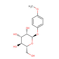 28541-75-5 (2R,3S,4S,5S,6R)-2-(hydroxymethyl)-6-(4-methoxyphenoxy)oxane-3,4,5-triol chemical structure
