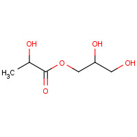 6295-07-4 2,3-dihydroxypropyl 2-hydroxypropanoate chemical structure