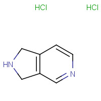 6000-50-6 2,3-dihydro-1H-pyrrolo[3,4-c]pyridine dihydrochloride chemical structure