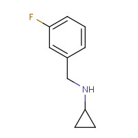 920479-31-8 N-[(3-FLUOROPHENYL)METHYL]CYCLOPROPANAMINE chemical structure