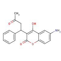 141031-98-3 6-Amino-4-hydroxy-3-(3-oxo-1-phenylbutyl)chromen-2-one chemical structure