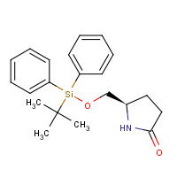 138629-44-4 (5R)-5-[[tert-butyl(diphenyl)silyl]oxymethyl]pyrrolidin-2-one chemical structure