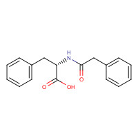 738-75-0 (2S)-3-phenyl-2-[(2-phenylacetyl)amino]propanoic acid chemical structure