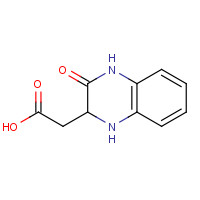 136584-14-0 2-(3-oxo-2,4-dihydro-1H-quinoxalin-2-yl)acetic acid chemical structure