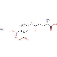 63699-78-5 azanium;5-[[(4S)-4-amino-4-carboxybutanoyl]amino]-2-nitrobenzoate chemical structure