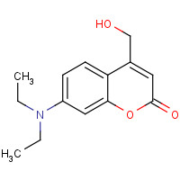 54711-38-5 7-(Diethylamino)-4-(hydroxymethyl)-2H-chromen-2-one chemical structure