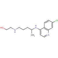 4298-15-1 2-[4-[(7-chloroquinolin-4-yl)amino]pentylamino]ethanol chemical structure