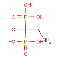 41003-10-5 2-Amino-1-hydroxyethane-1,1-diphosphonic Acid chemical structure