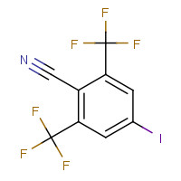 1805132-68-6 4-iodo-2,6-bis(trifluoromethyl)benzonitrile chemical structure