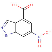 885519-61-9 6-nitro-1H-indazole-4-carboxylic acid chemical structure