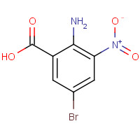 58580-07-7 2-Amino-5-bromo-3-nitrobenzoic acid chemical structure