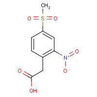 929000-10-2 2-(4-(Methylsulfonyl)-2-nitrophenyl)acetic acid chemical structure