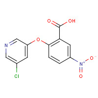 239081-09-5 2-[(5-chloro-3-pyridyl)oxy]-5-nitrobenzoic acid chemical structure