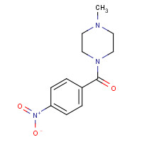 21091-98-5 (4-methylpiperazin-1-yl)(4-nitrophenyl)methanone chemical structure