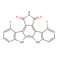 245106-24-5 12,13-Dihydro-4,8-difluoro-5H-Indolo[2,3-a]pyrrolo[3,4-c]carbazole-5,7(6H)-dione chemical structure