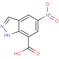 883290-89-9 5-Nitro-1H-indazole-7-carboxylic acid chemical structure