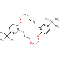 88155-39-9 2,13-di-tert-butyl-6,7,9,10,17,18,20,21-octahydrodibenzo[b,k][1,4,7,10,13,16]hexaoxacyclooctadecine chemical structure