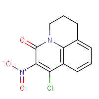 110254-65-4 7-chloro-6-nitro-2,3-dihydro-1H,5H-pyrido[3,2,1-ij]quinolin-5-one chemical structure