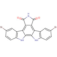 118458-61-0 12,13-Dihydro-3,9-dibromo-5H-Indolo[2,3-a]pyrrolo[3,4-c]carbazole-5,7(6H)-dione chemical structure