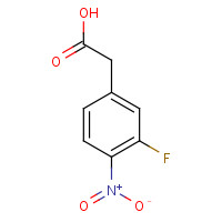 163395-24-2 2-(3-fluoro-4-nitrophenyl)acetic acid chemical structure