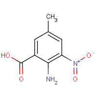 5465-34-9 2-amino-5-methyl-3-nitrobenzoic acid chemical structure