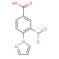 162848-25-1 3-NITRO-4-(1H-PYRAZOL-1-YL)BENZOIC ACID chemical structure